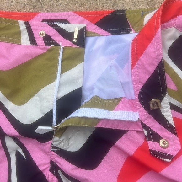 Tom Ford Psychedelic Design Men's Swim Trunks Size 52/XL - Picture 4 of 15
